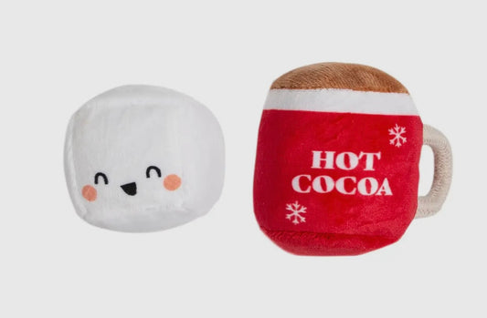 Christmas Hot CoCoa Cat & Dog Toy