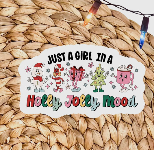 Funny Christmas Relatable Holiday Waterproof Vinyl Sticker